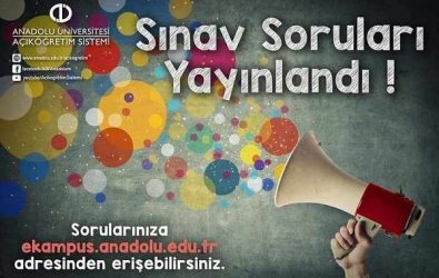 2020 Güz Dönemi Dönem Sonu Soruları ve Cevapları Yayımlandı