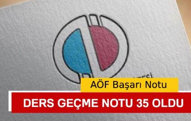 Açıköğretim Geçme Notu 35 Oldu (2020)