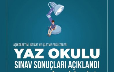 2020 Yaz Okulu Online Sınav Sonuçları Açıklandı